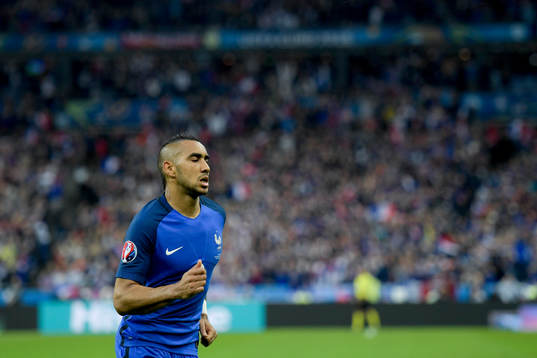 Frankrikes Dimitri Payet jublar