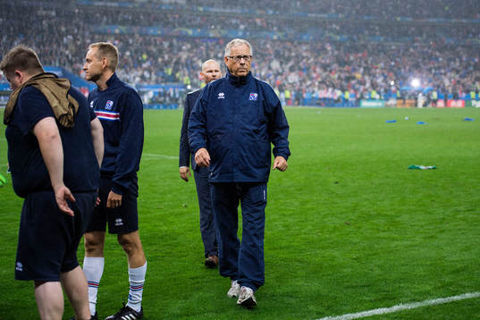 Islands förbundskapten Lars Lagerbäck