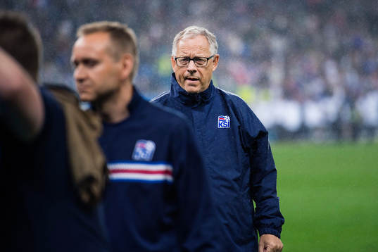 Islands förbundskapten Lars Lagerbäck
