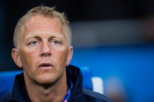 Islands förbundskapten Heimir Hallgrimssonunder