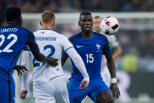 Frankrikes Paul Pogba