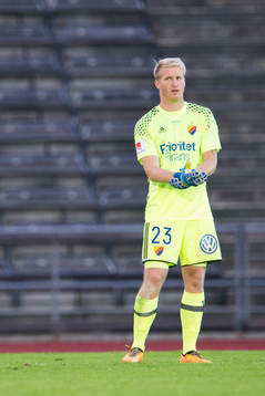 Djurgårdens målvakt Hampus Nilsson