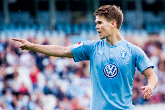 Malmö FFs Vidar Örn Kjartansson jublar