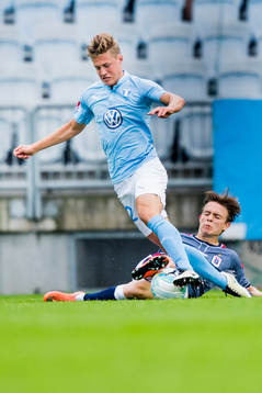 Malmö FFs Teddy Bergqvist fälls