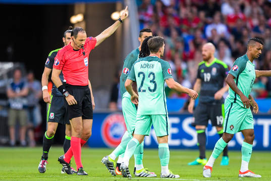Matchens domare Jonas Eriksson