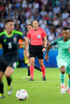 Matchens domare Jonas Eriksson