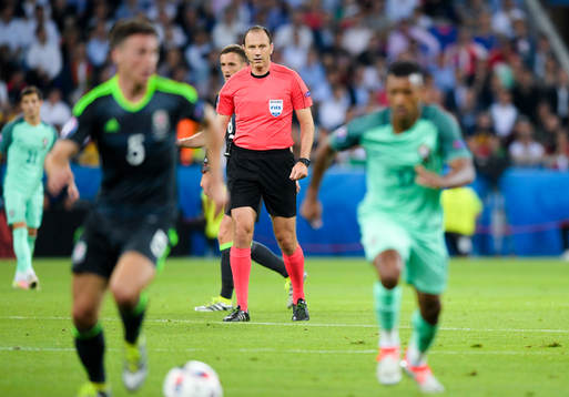 Matchens domare Jonas Eriksson