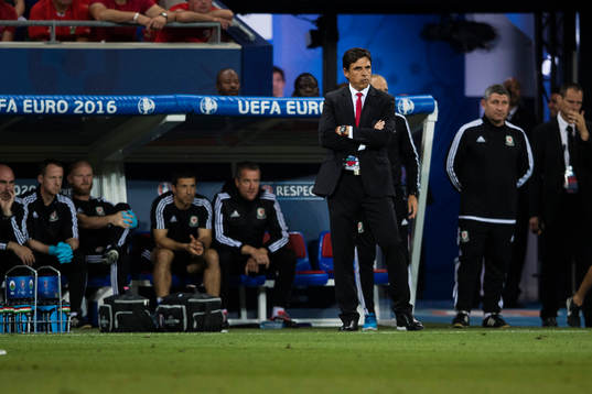 Wales förbundskapten Chris Coleman
