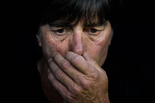 Tysklands Bförbundskapten Joachim Löw före   semifinalen