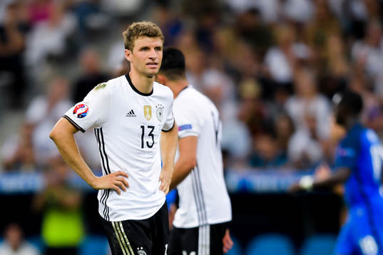 Tysklands Thomas Muller deppar