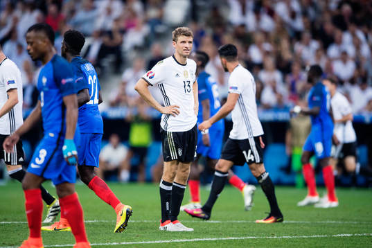 Tysklands Thomas Muller deppar