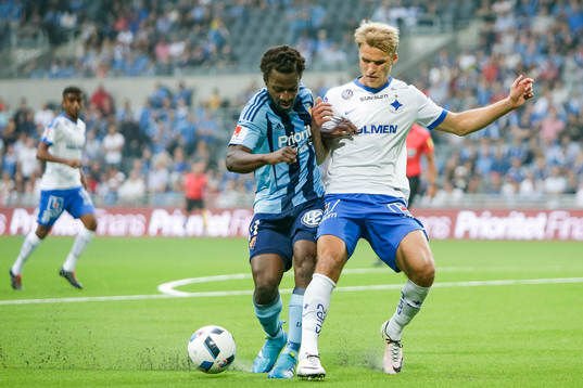 Djurgårdens Amadou Jawo och Norrköpings Sebastian