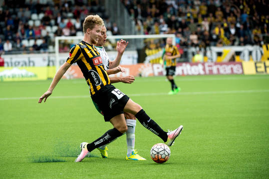 Häckens Samuel Gustafson och Hammarbys Erik Israelsson