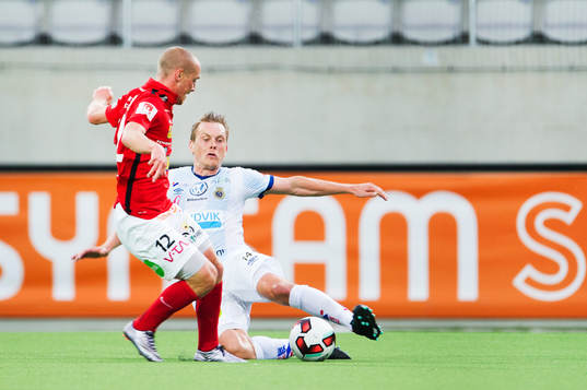 Falkenbergs Christoffer Carlsson och Gefles Jens Portin