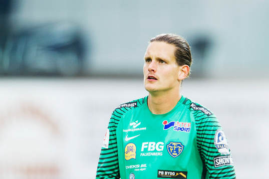 Falkenbergs målvakt Otto Martler