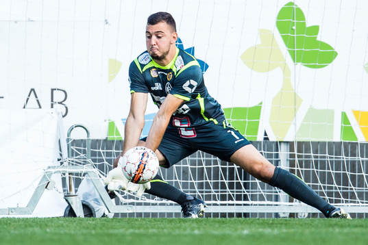 Landskronas målvakt Amr Kaddoura