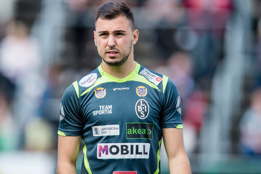 Landskronas målvakt Amr Kaddoura