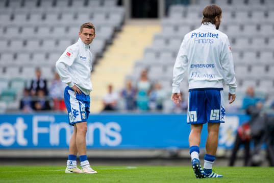 IFK Göteborgs Jakob Ankersen på uppvärmningen innan