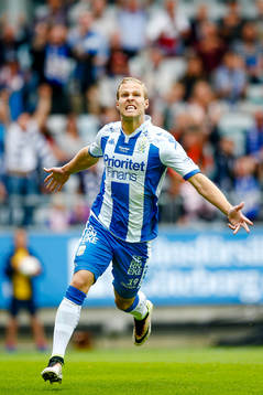 IFK Göteborgs Gustav Engvall jublar