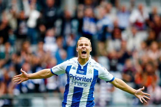 IFK Göteborgs Gustav Engvall jublar