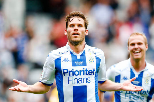 IFK Göteborgs Emil Salomonsson jublar