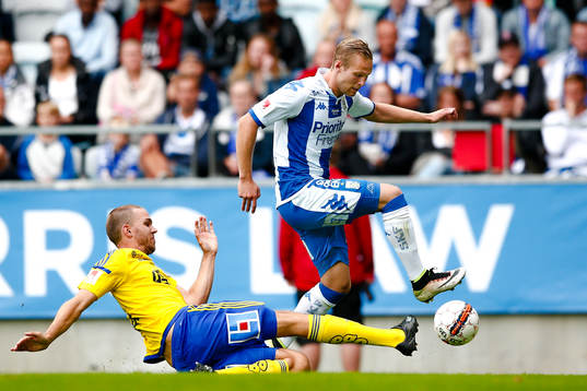 Sundsvalls Marcus Danielson och IFK Göteborgs Gustav