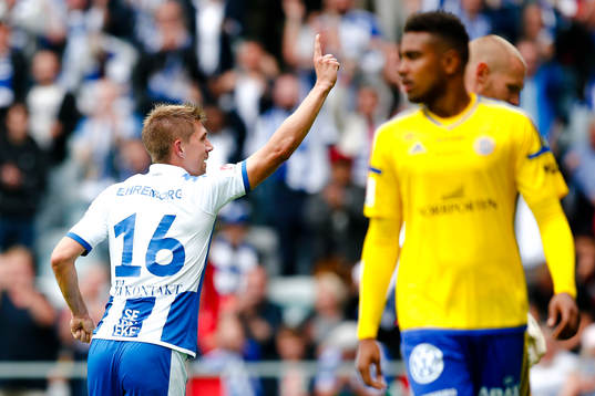 IFK Göteborgs Mikael Boman jublar