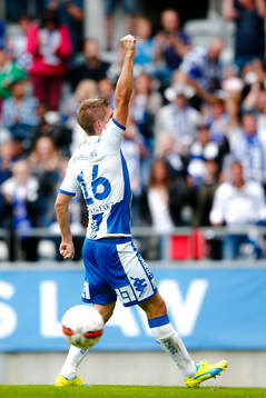 IFK Göteborgs Mikael Boman jublar