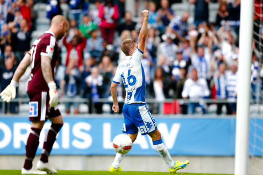 IFK Göteborgs Mikael Boman jublar