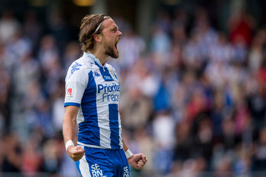 IFK Göteborgs Tom Pettersson jublar