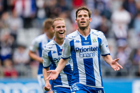 IFK Göteborgs Emil Salomonsson jublar