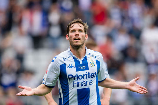 IFK Göteborgs Emil Salomonsson jublar