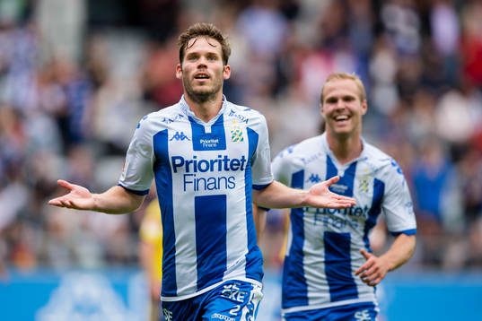 IFK Göteborgs Emil Salomonsson jublar