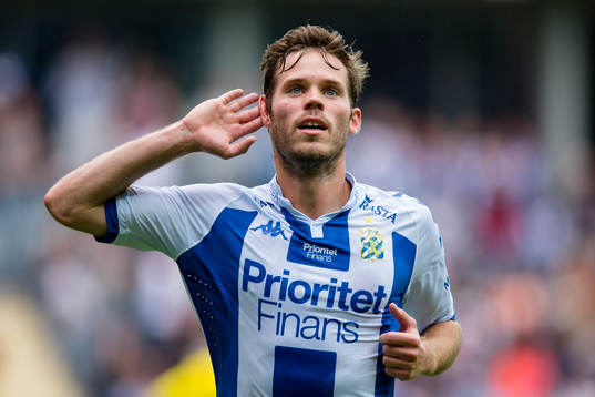 IFK Göteborgs Emil Salomonsson jublar