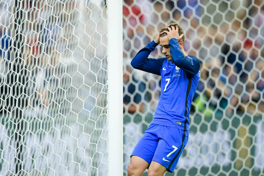 Frankrikes Antoine Griezmann deppar