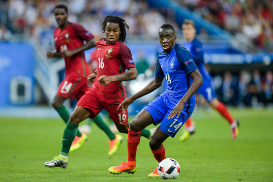 Portugals Renato Sanches och Frankrikes Blaise Matuidi