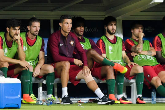 Portugals Cristiano Ronaldo tillbaka på bänken