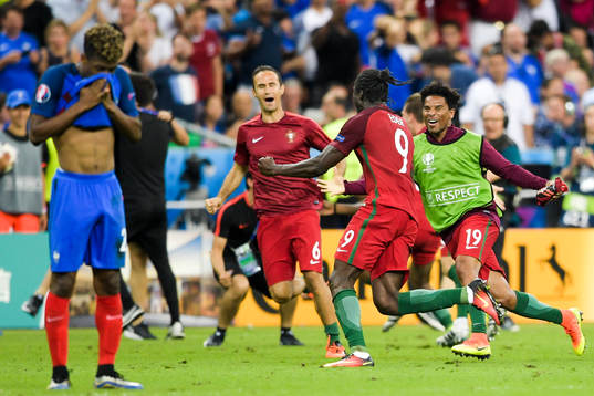 Portugals Eder jublar