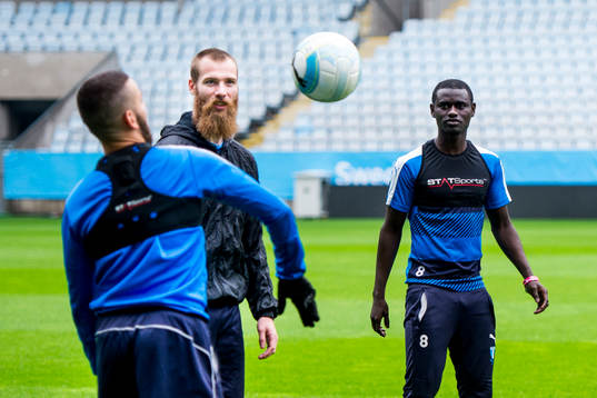 Jo Inge Berget och Enock Kofi Adu