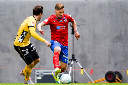 Elfsborgs Jesper Manns och Helsingborgs Martin Christensen