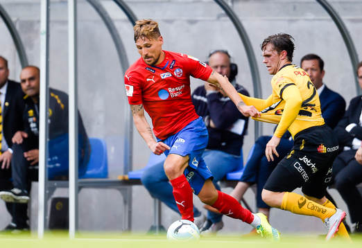 Helsingborgs Martin Christensen och Elfsborgs Jesper Manns