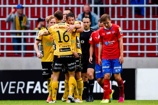 Elfsborgs spelare jublar