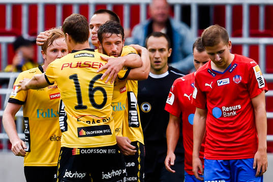 Elfsborgs spelare jublar