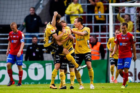 Elfsborgs spelare jublar