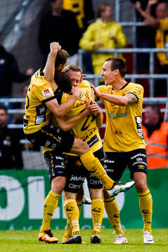Elfsborgs spelare jublar
