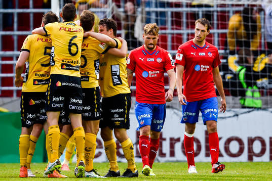 Elfsborgs spelare jublar