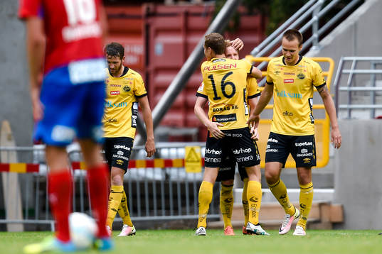 Elfsborgs spelare jublar