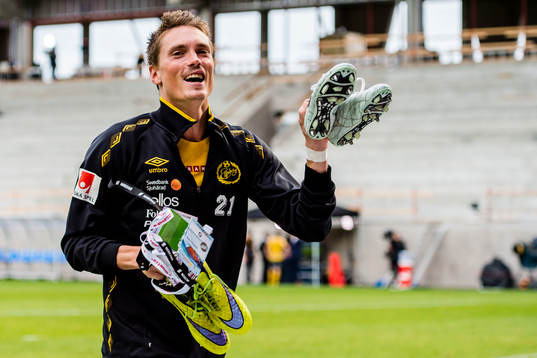 Elfsborgs Lasse Nilsson jublar