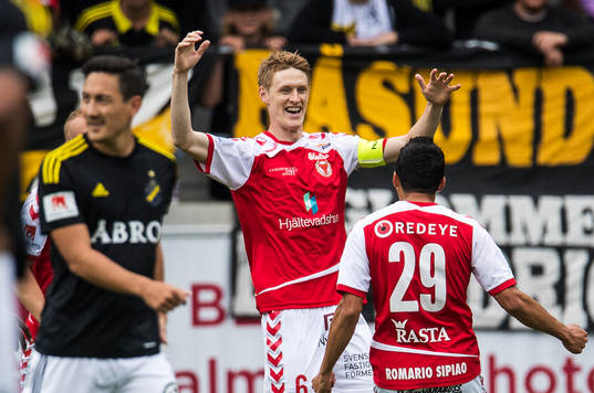Kalmars Rasmus Elm jublar