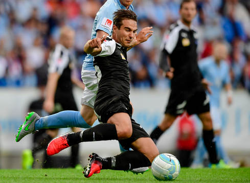Malmö FFs Anders Christiansen   och Örebros Nordin Gerzic